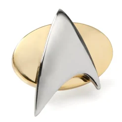 Star Trek Two Tone Delta Shield Lapel Pin