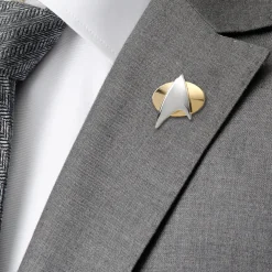 Star Trek Two Tone Delta Shield Lapel Pin