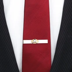 Star Trek Two Tone Delta Shield Tie Bar