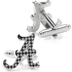 NCAA University of Alabama Houndstooth Cufflinks