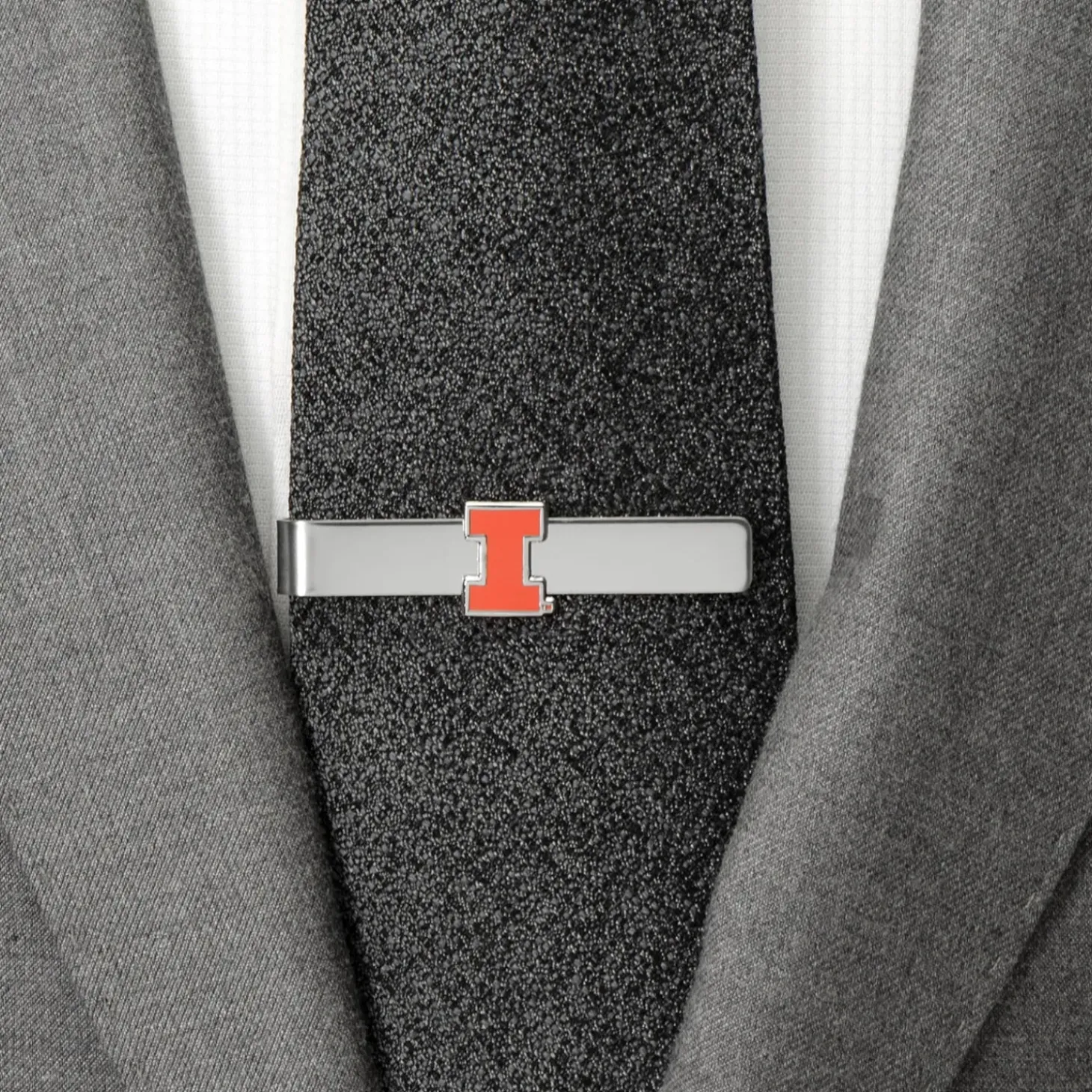 NCAA University of Illinois Fighting Illini Tie Bar