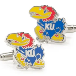 NCAA University of Kansas Jayhawks Cufflinks