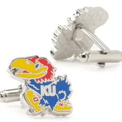 NCAA University of Kansas Jayhawks Cufflinks