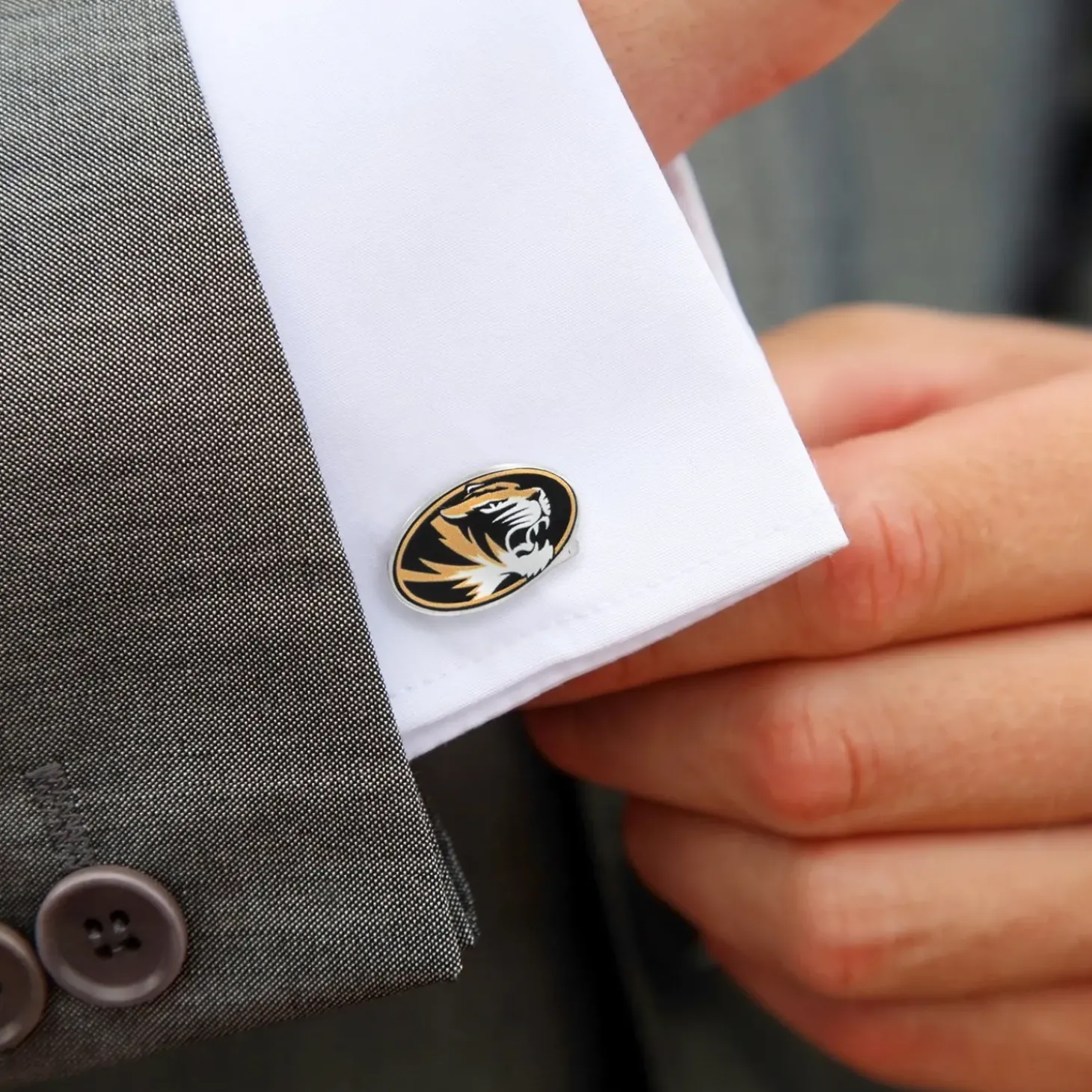 NCAA University of Missouri Tigers Cufflinks