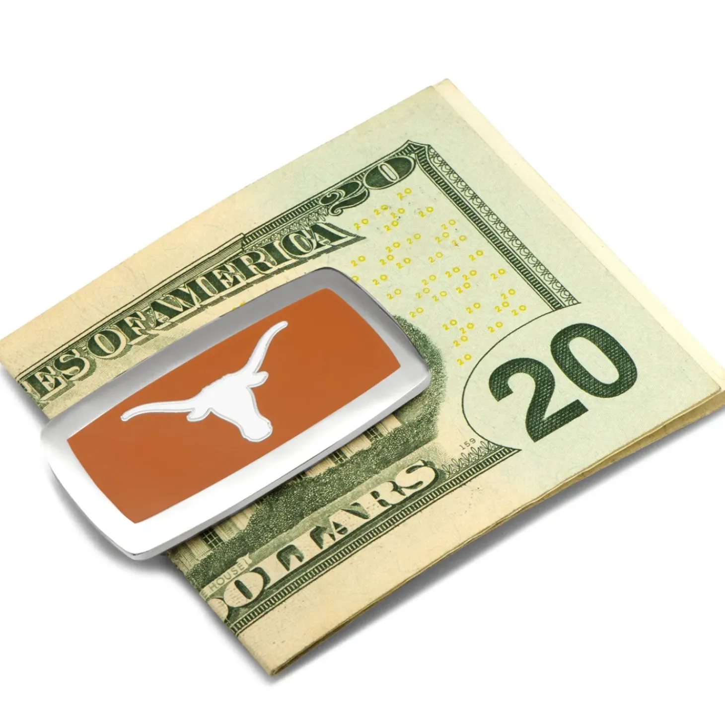 NCAA University of Texas Longhorns Cushion Money Clip