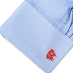 NCAA University of Wisconsin Badgers Cufflinks