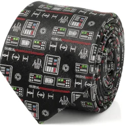 Star Wars Vader Chest Plate Patterned Men's Tie