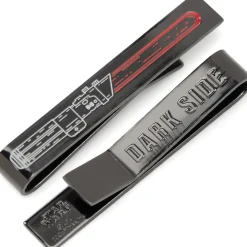 Star Wars Vader Lightsaber Hidden Message Black Tie Bar