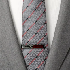 Star Wars Vader Lightsaber Hidden Message Black Tie Bar