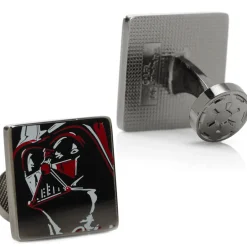 Star Wars Vader Painted Gunmetal Cufflinks