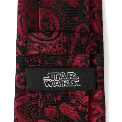 Star Wars Vader Paisley Black and Red Men's Tie