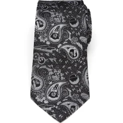 Star Wars Vader Paisley Black and White Men's Tie