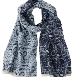 Star Wars Vader Paisley Blue and Gray Scarf