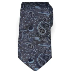 Star Wars Vader Paisley Blue and Gray Men's Tie