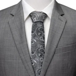 Star Wars Vader Paisley Gray Men's Tie