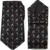 Star Wars Vader v. Luke Battle Lightsaber Black Mens Tie