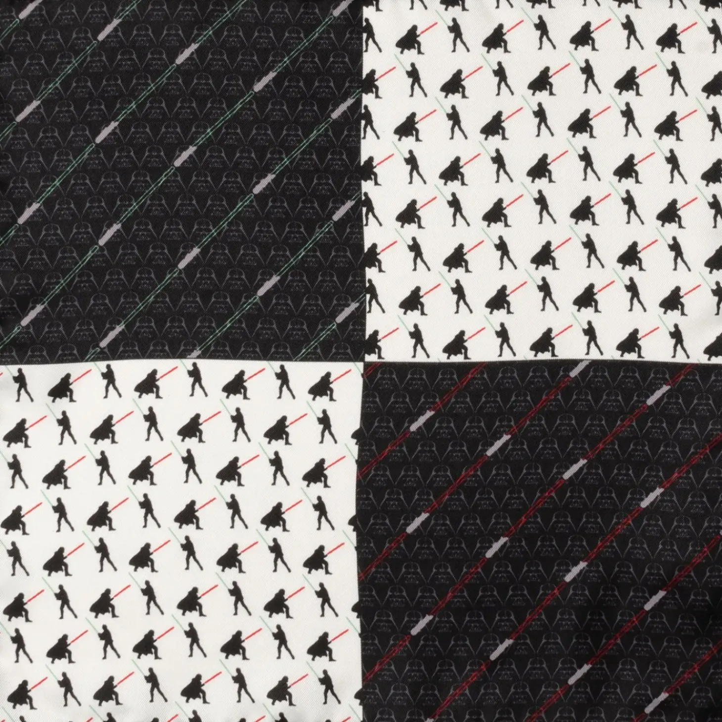 Star Wars Vader vs Skywalker Lightsaber Pocket Square