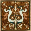Ox and Bull Trading Co. VDP Biltmore Renaissance Revival Brown Pocket Square