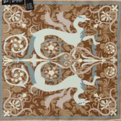 Ox and Bull Trading Co. VDP Biltmore Renaissance Revival Brown Pocket Square