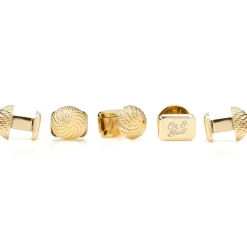 Ox and Bull Trading Co. VDP 3D Colony Gold Stainless Stud Set