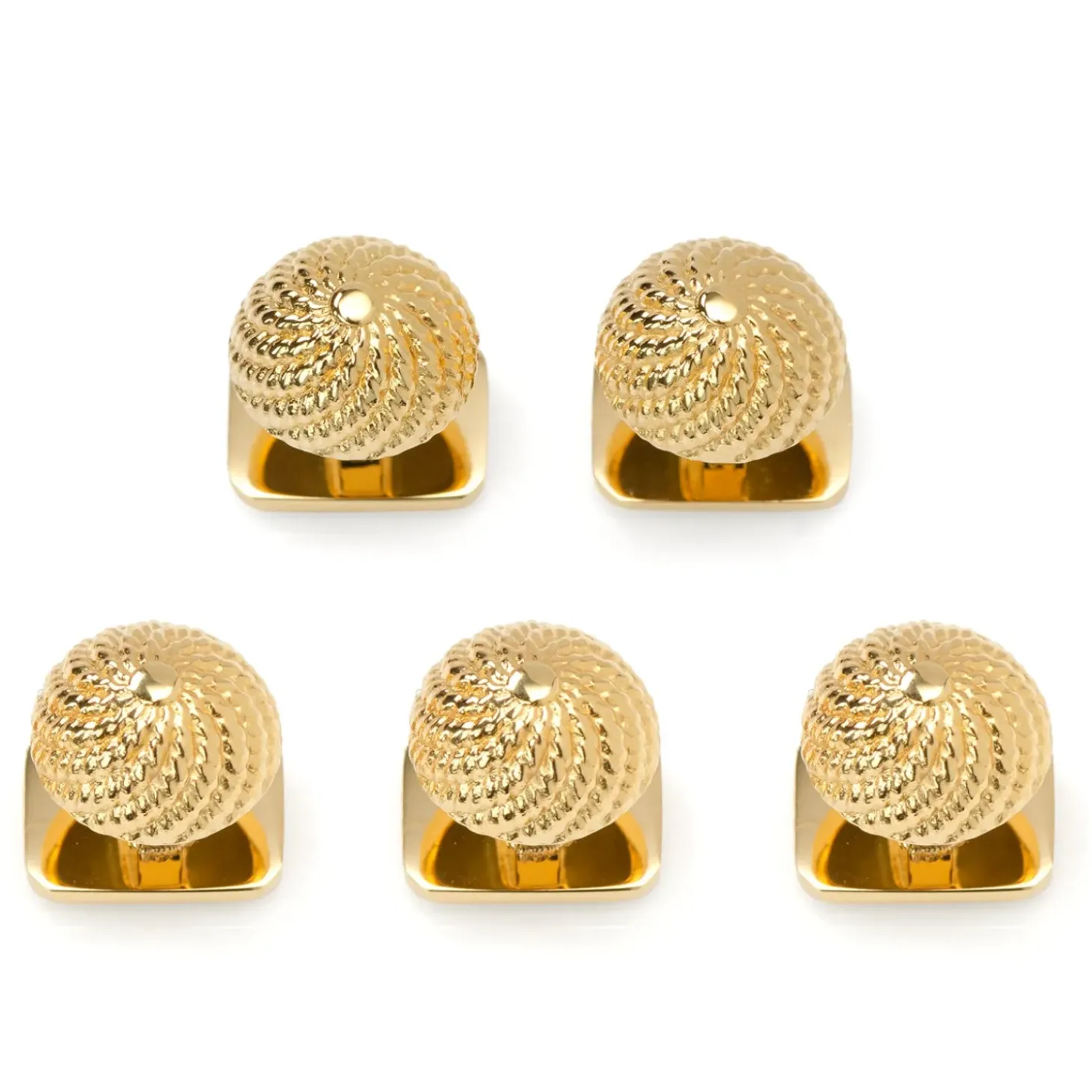 Ox and Bull Trading Co. VDP 3D Colony Gold Stainless Studs