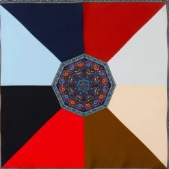 Ox and Bull Trading Co. VDP Multi Colored Paisley Pocket Square