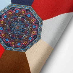 Ox and Bull Trading Co. VDP Multi Colored Paisley Pocket Square