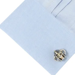 Ox and Bull Trading Co. Viking Helmet 3D Cufflink
