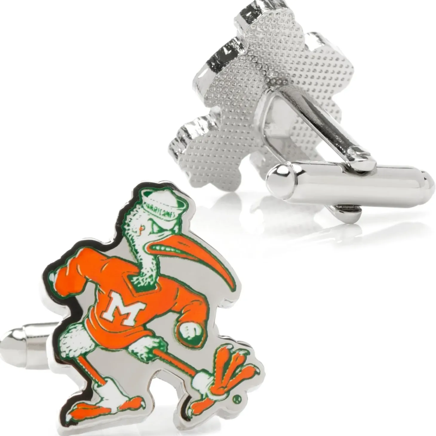 NCAA Vintage University of Miami Hurricanes Cufflinks