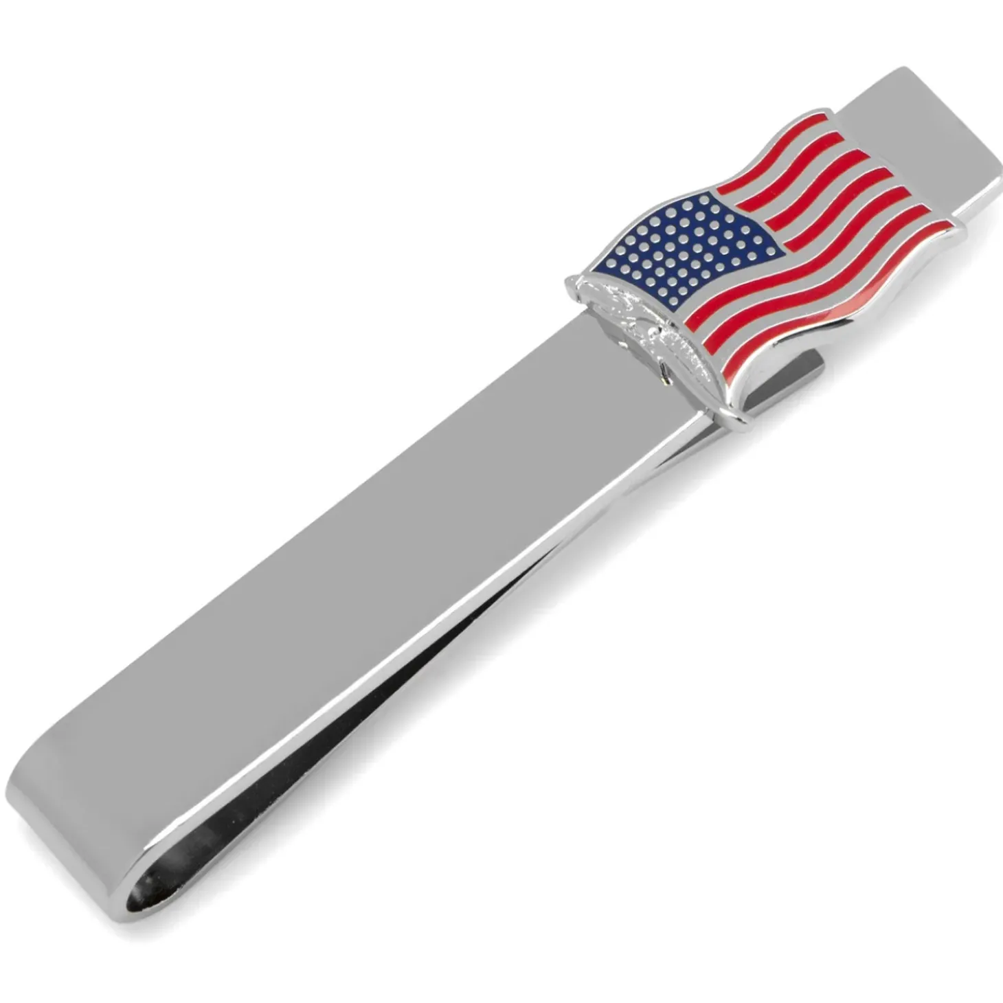 Cufflinks, Inc. Waving American Flag Tie Bar