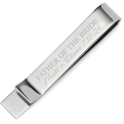 Ox and Bull Trading Co. Wedding Party Engravable Tie Bar