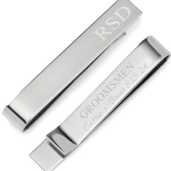 Ox and Bull Trading Co. Wedding Party Engravable Tie Bar