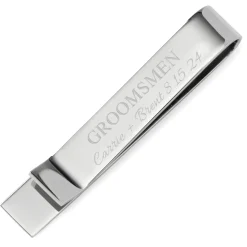 Ox and Bull Trading Co. Wedding Party Engravable Tie Bar