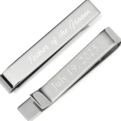 Ox and Bull Trading Co. Wedding Title Engravable Tie Bar