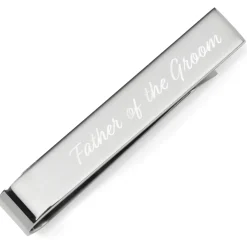 Ox and Bull Trading Co. Wedding Title Engravable Tie Bar