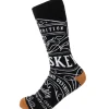 Cufflinks, Inc. Whiskey Original Black Men's Socks