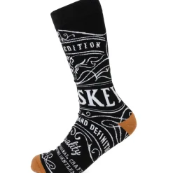 Cufflinks, Inc. Whiskey Original Black Men's Socks