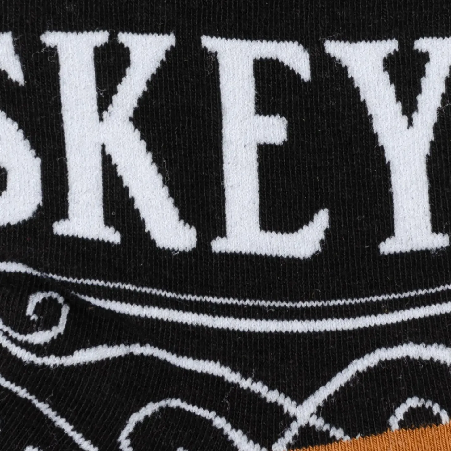 Cufflinks, Inc. Whiskey Original Black Men's Socks