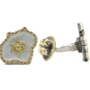 Armenta White Crivelli Cufflinks