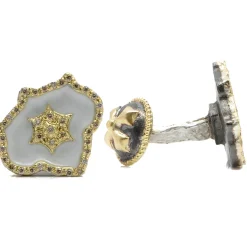 Armenta White Crivelli Cufflinks