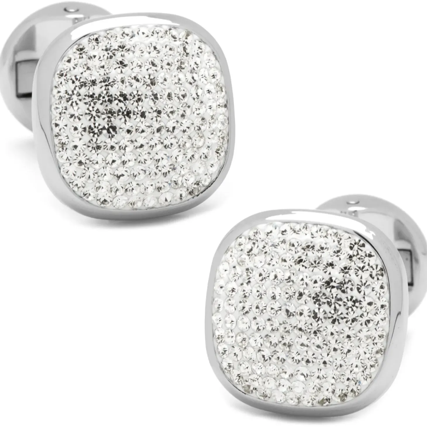 Ox and Bull Trading Co. White Pave Crystal Stud Set