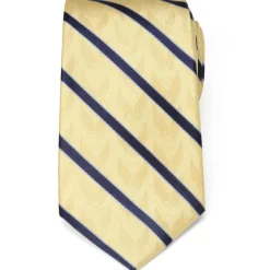 Marvel Wolverine Mask Yellow and Navy Silk Men's Tie
