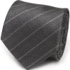 Ox and Bull Trading Co. Woven Gray Stripe Men's Tie