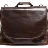 Moore & Giles Wynn Mail Bag in Brompton Brown