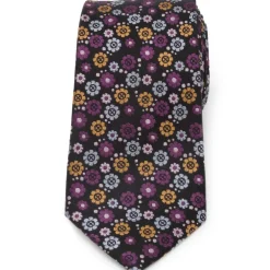 Marvel X-Men Floral Charcoal Men's Tie