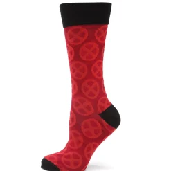 Marvel X-Men Symbol Red Socks
