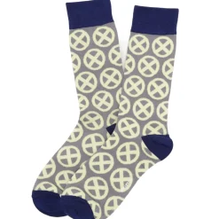 Marvel X-Men Symbol Yellow Sock