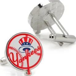 MLB Yankees Baseball Cufflinks