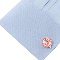MLB Yankees Baseball Cufflinks