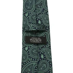 Star Wars Yoda Green Paisley Mens Tie